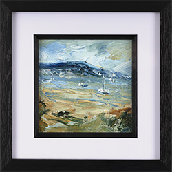 Rupert Aker, Original oil painting on paper, Appledore