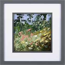 Rupert Aker, Original oil painting on paper, Kiftsgate