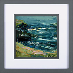 Rupert Aker, Original oil painting on paper, Trevose