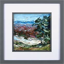 Rupert Aker, Original oil painting on paper, January Morning