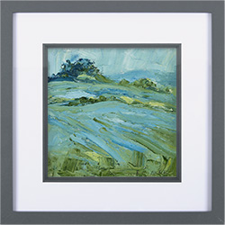 Rupert Aker, Original oil painting on paper, Linseed, Stanton