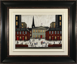 Sean Durkin, Original oil painting on panel, The Town Square Medium image. Click to enlarge