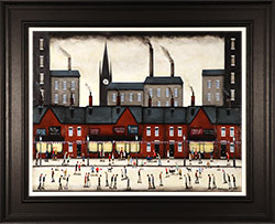 Sean Durkin, Original oil painting on panel, Street Party Dreamin' Medium image. Click to enlarge