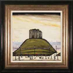 Sean Durkin, Original oil painting on panel, Clifford's Tower, York Medium image. Click to enlarge