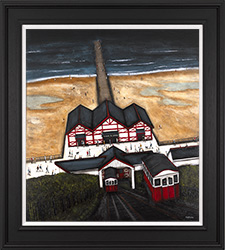 Sean Durkin, Original oil painting on panel, Tales from The Last Drop Inn