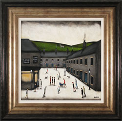 Sean Durkin, Original oil painting on panel, McGlade's Corner Medium image. Click to enlarge