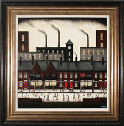 Sean Durkin, Original oil painting on panel, Northern Industry Medium image. Click to enlarge