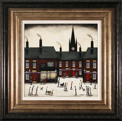 Sean Durkin, Original oil painting on panel, Familiar Streets Medium image. Click to enlarge