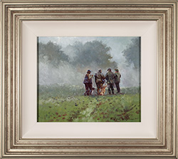 Stephen Hawkins, Original oil painting on panel, An Early Start Medium image. Click to enlarge