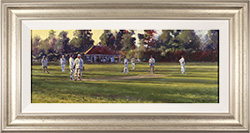Stephen Hawkins, Original oil painting on canvas, The Cricket Match Medium image. Click to enlarge
