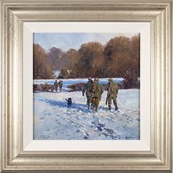 Stephen Hawkins, Original oil painting on canvas, Winter Morning, North Yorkshire Medium image. Click to enlarge