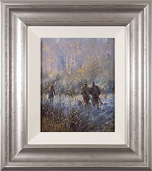 Stephen Hawkins, Original oil painting on panel, Morning Frost Medium image. Click to enlarge