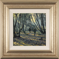 Stephen Hawkins, Original oil painting on panel, Early Morning Drive Medium image. Click to enlarge