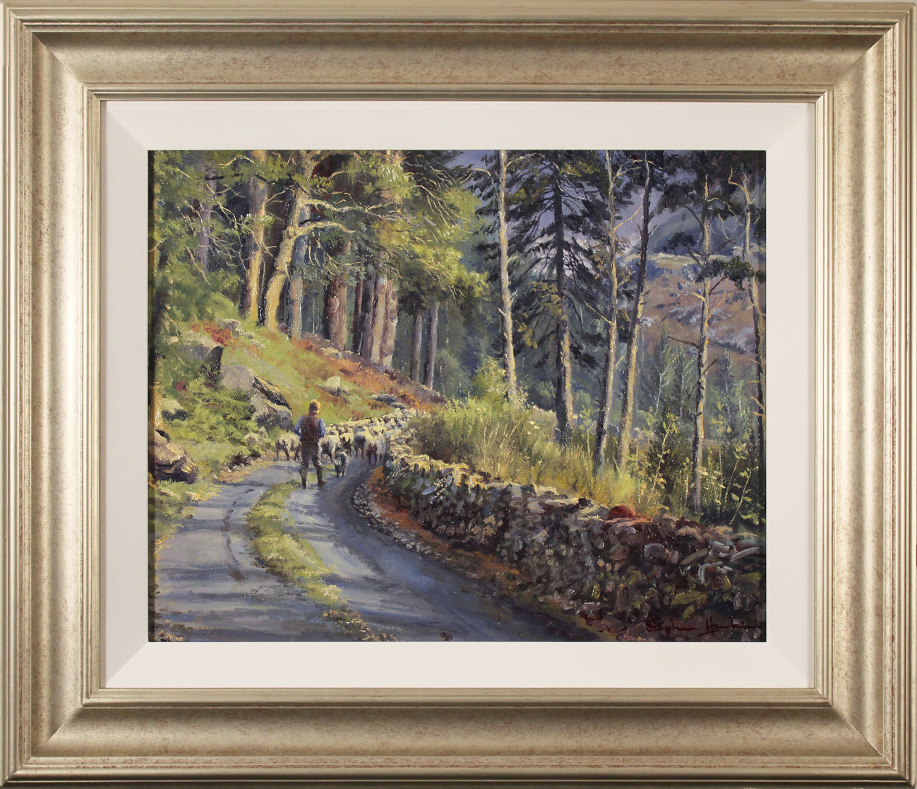 Stephen Hawkins, Original oil painting on canvas, Morning Drive