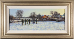 Stephen Hawkins, Original oil painting on canvas, Winter Morning Medium image. Click to enlarge