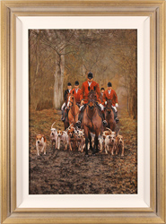 Stephen Park, Original oil painting on panel, The Annual Hunt Medium image. Click to enlarge