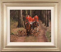 Stephen Park, Original oil painting on panel, The Hunt Medium image. Click to enlarge