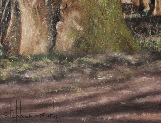 Stephen Park, Original oil painting on panel, The Hunt Signature image. Click to enlarge