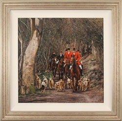 Stephen Park, Original oil painting on panel, The Hunt Medium image. Click to enlarge