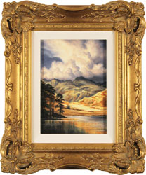 Suzie Emery, Original acrylic painting on board, Blea Tarn Medium image. Click to enlarge