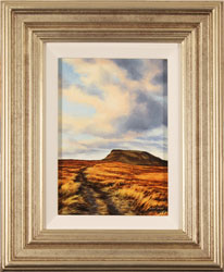 Suzie Emery, Original acrylic painting on board, Ingleborough, Yorkshire Dales Medium image. Click to enlarge