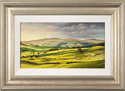 Suzie Emery, Original acrylic painting on board, Roseberry Topping