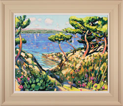 Terence Clarke, Original oil painting on canvas, Island Pines near La Ciotat Medium image. Click to enlarge