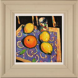 Terence Clarke, Original acrylic painting on canvas, Spanish Lemons Medium image. Click to enlarge