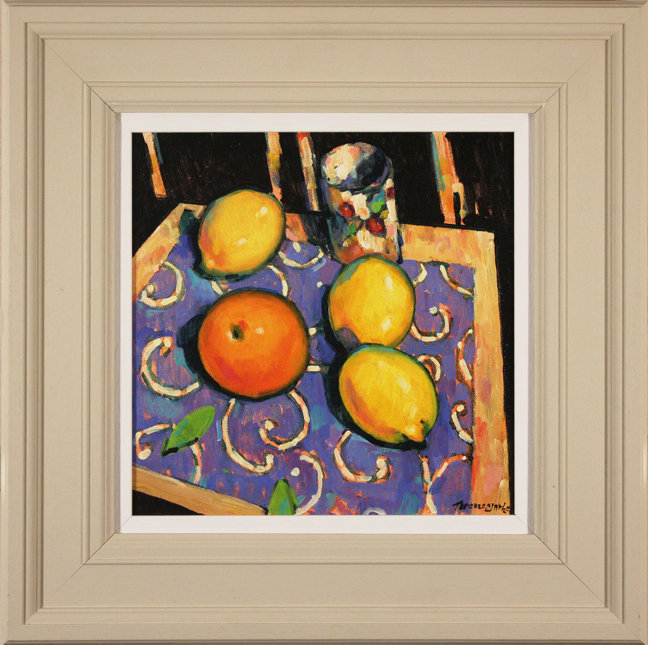 Terence Clarke, Original acrylic painting on canvas, Spanish Lemons Click to enlarge