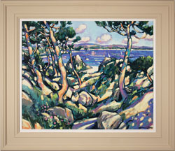 Terence Clarke, Original oil painting on canvas, Wild Pines near Theoule sur Mer Medium image. Click to enlarge