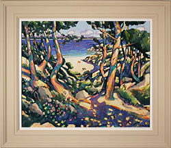 Terence Clarke, Original oil painting on canvas, Pines near La Ciotat  Medium image. Click to enlarge