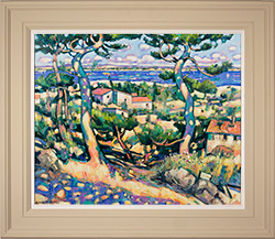 Terence Clarke, Original oil painting on canvas, Old Spanish Town Medium image. Click to enlarge
