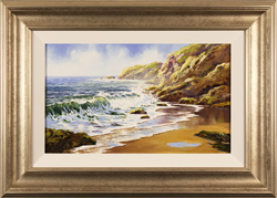 Terry Evans, Original oil painting on canvas, Rocky Coast Medium image. Click to enlarge