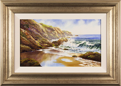 Terry Evans, Original oil painting on canvas, Roar of the Sea Medium image. Click to enlarge