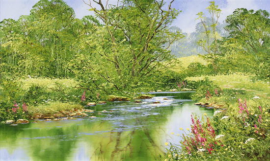 Terry Evans, Original oil painting on canvas, Spring Returns