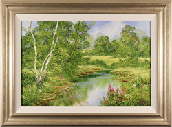 Terry Evans, Original oil painting on canvas, The Song of Spring Medium image. Click to enlarge