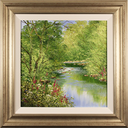 Terry Evans, Original oil painting on canvas, Summer Days, Yorkshire Dales Medium image. Click to enlarge