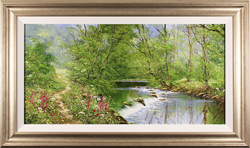 Terry Evans, Original oil painting on canvas, Woodland Wanderings Medium image. Click to enlarge