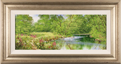 Terry Evans, Original oil painting on canvas, Wildflower Walk, Yorkshire Dales Medium image. Click to enlarge