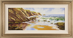 Terry Evans, Original oil painting on canvas, Crashing Tides Medium image. Click to enlarge