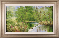 Terry Evans, Original oil painting on canvas, High Summer Medium image. Click to enlarge