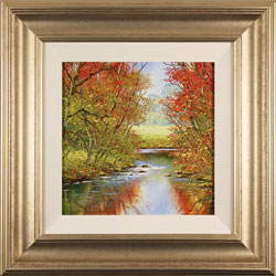 Terry Evans, Original oil painting on canvas, Autumn Wood Medium image. Click to enlarge