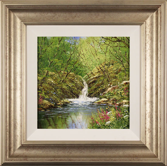 Terry Evans, Original oil painting on canvas, Janet's Foss, North Yorkshire