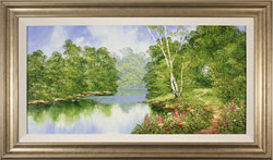 Terry Evans, Original oil painting on canvas, Around the Bend Medium image. Click to enlarge