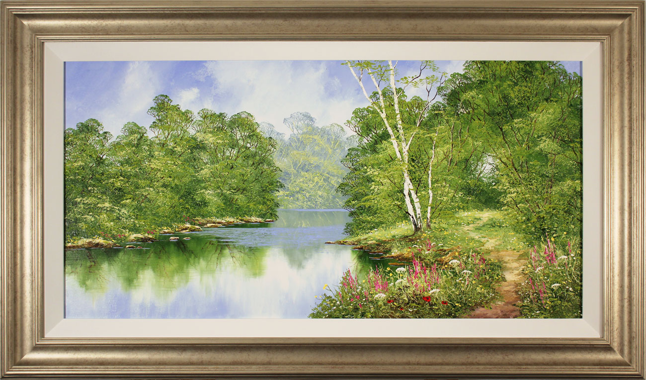 Terry Evans, Original oil painting on canvas, Around the Bend