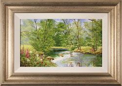 Terry Evans, Original oil painting on panel, Midsummer Walk Medium image. Click to enlarge