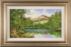 Terry Evans, Original oil painting on panel, On to the Fells Medium image. Click to enlarge