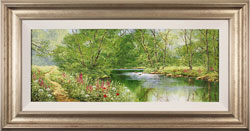 Terry Evans, Original oil painting on canvas, Woodland Walk Medium image. Click to enlarge