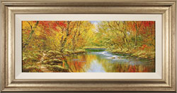 Terry Evans, Original oil painting on canvas, Autumn Wood Medium image. Click to enlarge