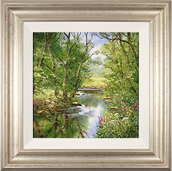 Terry Evans, Original oil painting on panel, Quiet of the Wood Medium image. Click to enlarge